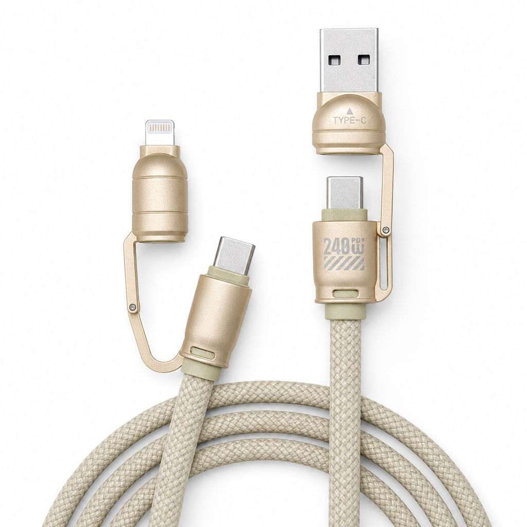 Amaya Data Cable All in One 4 in 1 - 240W | ACD-X65 | 365 Days Warranty