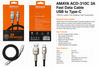 3A Fast Charging USB to Type-C Cable 1M – AMAYA ACD-310C