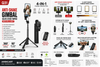 Q31 Anti-Shake Mobile Gimbal Stabilizer – Selfie Stick Tripod with LED Fill Light & Built-in Bluetooth Shutter